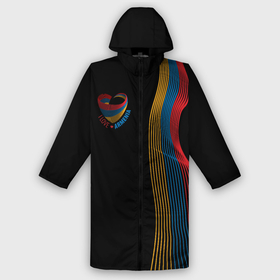 Дождевик унисекс 3D с принтом I  Love  Armenia в городе Новоалтайск,  |  | armenia | logo | армения | армян | армяни | герб | лев и орел | лого | символ | флаг | флаг и герб армении
