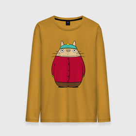 Мужской лонгслив хлопок с принтом Totoro Cartman в Новосибирске, 100% хлопок |  | ghibli | japan | nature | neigbor | neighbour | totoro | анимация | аниме | гибли | друг | животные | лес | милый | мир | миядзаки | мой сосед тоторо | мульт | мультфильм | природа | сосед | тоторо | хаяо | хранитель | япония
