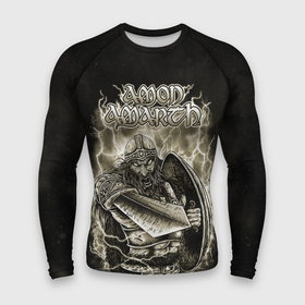 Мужской рашгард 3D с принтом Amon Amarth в Белгороде,  |  | amon amarth | metal | викинг метал | группы | дэт метал | метал | музыка | рок