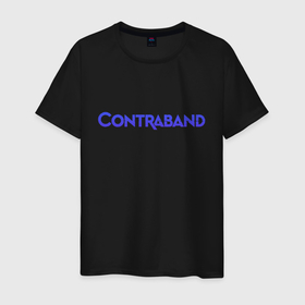 Мужская футболка хлопок с принтом Contraband в Тюмени, 100% хлопок | прямой крой, круглый вырез горловины, длина до линии бедер, слегка спущенное плечо. | gamers | games | xbox | иллюстрация | контрабанда