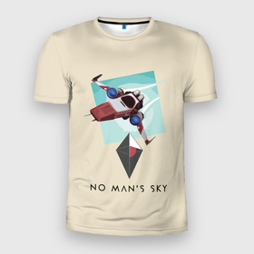 Мужская футболка 3D спортивная с принтом Космический путешественник , 100% полиэстер с улучшенными характеристиками | приталенный силуэт, круглая горловина, широкие плечи, сужается к линии бедра | game | games | no mans sky | no men sky | space | выжывалка | игра | игры | космические корабли | космический корабль | космос | ноу менс скай | планеты | путешествие | путешествия