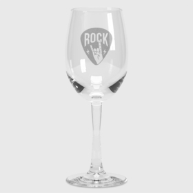 Бокал для вина с принтом Медиатор Rock ,  |  | Тематика изображения на принте: wine | бокал | бокал для вина | винишко | вино | медиатор | рок