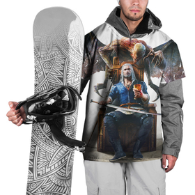 Накидка на куртку 3D с принтом Geralt в Курске, 100% полиэстер |  | geralt | the witcher | wild hunt | witcher 3 | ведьмак | ведьмак 3 | геральт | дикая охота