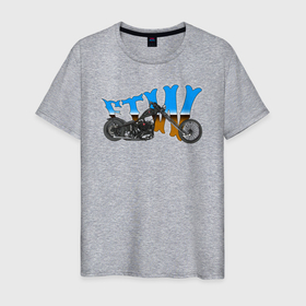 Мужская футболка хлопок с принтом FTW в Санкт-Петербурге, 100% хлопок | прямой крой, круглый вырез горловины, длина до линии бедер, слегка спущенное плечо. | chopper | ftw | harley | moto | мото | фтв | харлей | чоппер