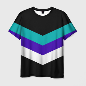 Мужская футболка 3D с принтом Классика (Три Полоски) в Петрозаводске, 100% полиэфир | прямой крой, круглый вырез горловины, длина до линии бедер | геометрия | классика | линии | минимализм | полосы