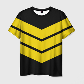 Мужская футболка 3D с принтом Три полоски в Белгороде, 100% полиэфир | прямой крой, круглый вырез горловины, длина до линии бедер | геометрия | линии | минимализм | полосы | три полоски