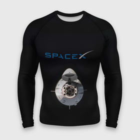 Мужской рашгард 3D с принтом SpaceX Dragon 2 в Тюмени,  |  | Тематика изображения на принте: rocket | ship | space | spaceship | spacex | икс | корабль | космический | космос | ракета | спейс