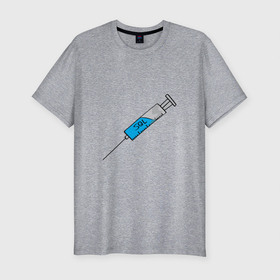 Мужская футболка хлопок Slim с принтом SQL Injection инъекция  , 92% хлопок, 8% лайкра | приталенный силуэт, круглый вырез ворота, длина до линии бедра, короткий рукав | injection | sql | инъекция | эс кью эль