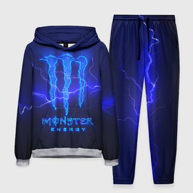 Мужской костюм 3D (с толстовкой) с принтом MONSTER ENERGY МОЛНИЯ в Ухте,  |  | monster | monster energy | монстер | монстер енерджи | монстер енэрджи | монстер энерджи | энергетик | энергетический напиток