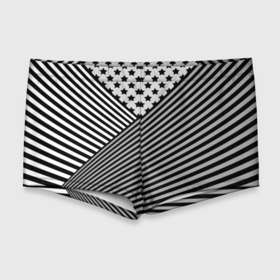 Мужские купальные плавки 3D с принтом Полосатый комбинированный узор в Тюмени, Полиэстер 85%, Спандекс 15% |  | звезды | комбинированный | молодежный | монохромный | полосатый | серый и черный | современный | черно белый