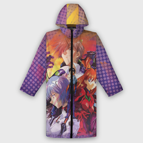 Дождевик унисекс 3D с принтом Евангелион в городе Новоалтайск,  |  | neon genesis evangelion | аниме | аска лэнгли сорью | евангелион | манга | рей аянами | синдзи икари