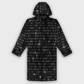 Дождевик унисекс 3D с принтом Бинарный код в городе Новоалтайск,  |  | matrix | бинарный код | единица | единицы | матрица | нули | нули и единицы | нуль