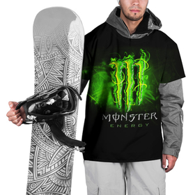 Накидка на куртку 3D с принтом MONSTER ENERGY NEON | НЕОН в Тюмени, 100% полиэстер |  | monster | monster energy | монстер | монстер енерджи | монстер енэрджи | монстер энерджи | неон | энергетик | энергетический напиток
