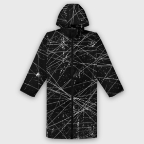 Дождевик унисекс 3D с принтом ТЕКСТУРА ГРАНЖ | GRUNGE в городе Новоалтайск,  |  | grunge | texture | гранж | краска | линии | потертости | старина | текстура