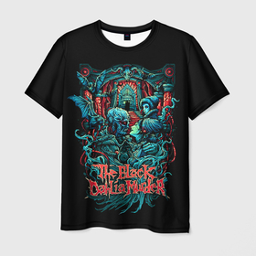 Мужская футболка 3D с принтом The Black Dahlia Murder , 100% полиэфир | прямой крой, круглый вырез горловины, длина до линии бедер | Тематика изображения на принте: death metal | tbdm | the black dahlia murder | группы | метал | музыка | рок
