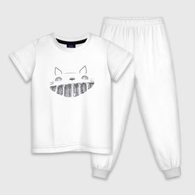 Детская пижама хлопок с принтом Приключения Тоторо в Екатеринбурге, 100% хлопок |  брюки и футболка прямого кроя, без карманов, на брюках мягкая резинка на поясе и по низу штанин
 | Тематика изображения на принте: 