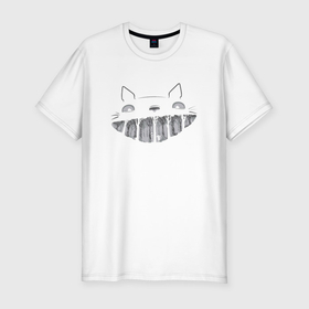 Мужская футболка хлопок Slim с принтом Приключения Тоторо в Кировске, 92% хлопок, 8% лайкра | приталенный силуэт, круглый вырез ворота, длина до линии бедра, короткий рукав | Тематика изображения на принте: 