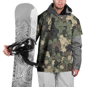 Накидка на куртку 3D с принтом Камуфляж из матрёшек , 100% полиэстер |  | Тематика изображения на принте: matryoshka | камуфляж | матрешка | милитари | паттерн | россия | русский | славянский | хаки