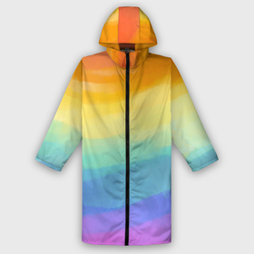 Дождевик унисекс 3D с принтом РАДУЖНЫЕ ВОЛНЫ | RAINBOW WAVES (Z) в городе Новоалтайск,  |  | color | paint | rainbow | rainbow waves | waves | волны | краска | радуга | радужная | радужные волны | цветная | яркая