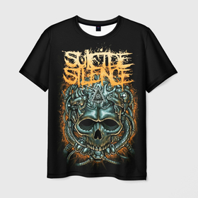 Мужская футболка 3D с принтом Suicide Silence в Белгороде, 100% полиэфир | прямой крой, круглый вырез горловины, длина до линии бедер | metal | suicide silence | грув метал | группы | дэткор | метал | музыка | ню метал | рок