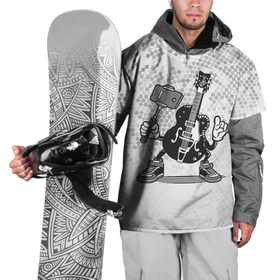 Накидка на куртку 3D с принтом Гитара сэлфи , 100% полиэстер |  | Тематика изображения на принте: peace | selfi | гитара | мир | рок | рокер | сэлфи | фотка | электрогитара