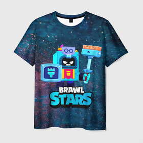 Мужская футболка 3D с принтом ЭШ Ash Brawl Stars в Белгороде, 100% полиэфир | прямой крой, круглый вырез горловины, длина до линии бедер | Тематика изображения на принте: ash | brawl | brawl stars | brawlstars | brawl_stars | аш | бравл | бравлстарс | эш