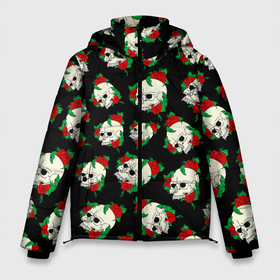 Мужская зимняя куртка 3D с принтом Черепа и розы   Skull and Roses в Екатеринбурге, верх — 100% полиэстер; подкладка — 100% полиэстер; утеплитель — 100% полиэстер | длина ниже бедра, свободный силуэт Оверсайз. Есть воротник-стойка, отстегивающийся капюшон и ветрозащитная планка. 

Боковые карманы с листочкой на кнопках и внутренний карман на молнии. | Тематика изображения на принте: death | gothic | halloween | horror | roses | skeleton | skillet | skull | готика | готические | жуткий | кости | красные розы | листья | скелет | хеллоуин | хоррор | хэллоуин | цветы | череп | черепа в розах | черепа и розы | черепа с