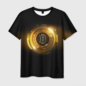 Мужская футболка 3D с принтом BITCOIN  | КРИПТОВАЛЮТА в Кировске, 100% полиэфир | прямой крой, круглый вырез горловины, длина до линии бедер | Тематика изображения на принте: bitcoin | btc | coin | биткоин | биткойн | валюта | деньги | криптовалюта | монета | платёжная система | технология