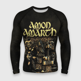 Мужской рашгард 3D с принтом Amon Amarth в Белгороде,  |  | amon amarth | metal | викинг метал | группы | дэт метал | метал | музыка | рок