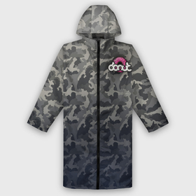 Дождевик унисекс 3D с принтом Donut в городе Новоалтайск,  |  | camouflage | donut | jump | sk8 | skate | камуфляж | пончик | прыжок | скейт
