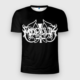 Мужская футболка 3D спортивная с принтом Marduk в Новосибирске, 100% полиэстер с улучшенными характеристиками | приталенный силуэт, круглая горловина, широкие плечи, сужается к линии бедра | Тематика изображения на принте: black metal | death metal | marduk | metal | блэк метал | детх метал | мардук | метал