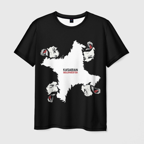 Мужская футболка 3D с принтом KASABIAN в Тюмени, 100% полиэфир | прямой крой, круглый вырез горловины, длина до линии бедер | alternative | british | england | gringe | indy | kasabian | rock | альтернатива | англия | британия | инди | касабиан | музыка | рок | фолк