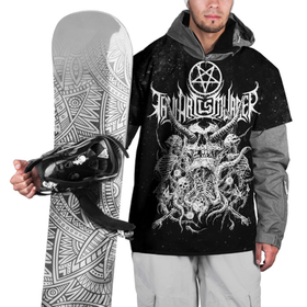 Накидка на куртку 3D с принтом Thy Art Is Murder в Санкт-Петербурге, 100% полиэстер |  | death metal | deathcore | thy art is murder | группы | дэткор | метал | музыка | рок