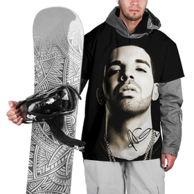 Накидка на куртку 3D с принтом Дрейк в Тюмени, 100% полиэстер |  | Тематика изображения на принте: certified lover boy | drake | rap | дрейк | музыка | обри дрейк грэм | рэп | рэпер
