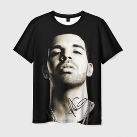 Мужская футболка 3D с принтом Дрейк в Тюмени, 100% полиэфир | прямой крой, круглый вырез горловины, длина до линии бедер | Тематика изображения на принте: certified lover boy | drake | rap | дрейк | музыка | обри дрейк грэм | рэп | рэпер