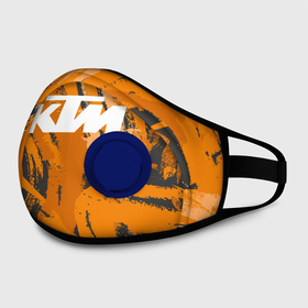 Маска из неопрена с принтом KTM | КТМ (Z) в городе Новоалтайск, неопрен 100% | Форма огибающая нос. Резинки для ушей с дополнительной резинкой на затылке. Клапан для выдоха для активного дыхания при занятиях спортом. Эластичный материал маски и окантовки для лучшего растяжения и прилегания маски.  | enduro | grange | ktm | moto | moto sport | motocycle | sportmotorcycle | гранж | ктм | мото | мото спорт | мотоспорт | спорт мото