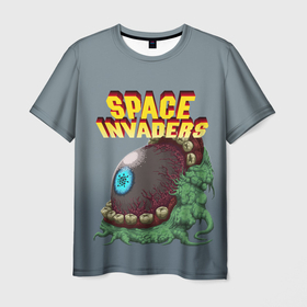 Мужская футболка 3D с принтом Boss | Space Invaders | Old game (Z) в Белгороде, 100% полиэфир | прямой крой, круглый вырез горловины, длина до линии бедер | boss | dendy | invaders | nintendo | shootem up | space invaders | денди | захватчики | космические захватчики | су имбэ | чужаки