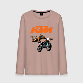 Мужской лонгслив хлопок с принтом KTM | МОТОКРОСС (Z) в Екатеринбурге, 100% хлопок |  | enduro | ktm | moto | moto sport | motocycle | sportmotorcycle | ктм | мото | мото спорт | мотоспорт | спорт мото