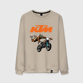 Мужской свитшот хлопок с принтом KTM | МОТОКРОСС (Z) в Курске, 100% хлопок |  | enduro | ktm | moto | moto sport | motocycle | sportmotorcycle | ктм | мото | мото спорт | мотоспорт | спорт мото