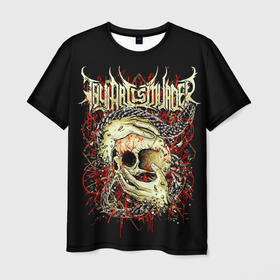 Мужская футболка 3D с принтом Thy Art Is Murder в Тюмени, 100% полиэфир | прямой крой, круглый вырез горловины, длина до линии бедер | Тематика изображения на принте: death metal | deathcore | thy art is murder | группы | дэткор | метал | музыка | рок