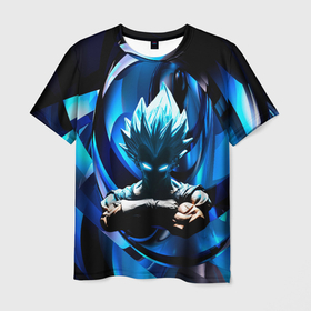 Мужская футболка 3D с принтом Dragon ball , 100% полиэфир | прямой крой, круглый вырез горловины, длина до линии бедер | ball | dragon | dragon ball | белые волосы | волшебник | голубые глаза | дракон | драконий жемчуг | жемчуг | лед | ледяной маг | маг | сила