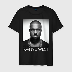 Мужская футболка хлопок с принтом KANYE WEST , 100% хлопок | прямой крой, круглый вырез горловины, длина до линии бедер, слегка спущенное плечо. | kanye west | дизайнер | канье уэст | композитор | миллиардер | музыкальный продюсер | рэпер