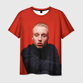 Мужская футболка 3D с принтом Стильный Ти-Фэст в Новосибирске, 100% полиэфир | прямой крой, круглый вырез горловины, длина до линии бедер | black star | hip hop | rap | rep | t fest | исполнители | исполнитель | кирилл незборецкий | музыка | реп | ти фест | ти фэст | чёрная звезда