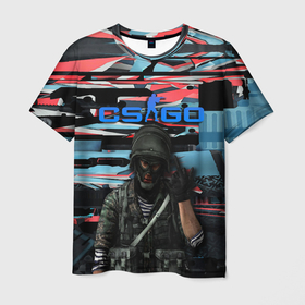 Мужская футболка 3D с принтом Point Disarray |Буйство красок в Екатеринбурге, 100% полиэфир | прямой крой, круглый вырез горловины, длина до линии бедер | awp | counter strike | cs go | skin cs | team cs | скины оружия