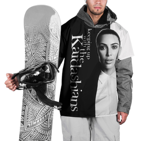 Накидка на куртку 3D с принтом Ким Кардашьян  в Санкт-Петербурге, 100% полиэстер |  | armenian | celebrity | kardashian family | kim kardashian | армянка | знаменитость | ким кардашьян | семейство кардашьян