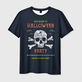 Мужская футболка 3D с принтом Halloween Party в Белгороде, 100% полиэфир | прямой крой, круглый вырез горловины, длина до линии бедер | halloween | holiday | pumpkin | samayn | vampire | zombie | вампир | ведьма | вечеринка | день всех святых | зомби | карнавал | маскарад | мертвец | оборотень | привидение | самайн | светильник джека | страшный джек | труп