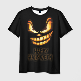 Мужская футболка 3D с принтом Happy Halloween в Курске, 100% полиэфир | прямой крой, круглый вырез горловины, длина до линии бедер | halloween | holiday | pumpkin | samayn | vampire | zombie | вампир | ведьма | вечеринка | день всех святых | зомби | карнавал | маскарад | мертвец | оборотень | привидение | самайн | светильник джека | страшный джек | труп