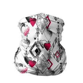 Бандана-труба 3D с принтом Абстрактный современный узор  в Петрозаводске, 100% полиэстер, ткань с особыми свойствами — Activecool | плотность 150‒180 г/м2; хорошо тянется, но сохраняет форму | абстрактный | ажурный | бабочки | винтажный | красное сердце | лоскуты | любовь | пэчворк | ретро | сердце | современный | черный и белый