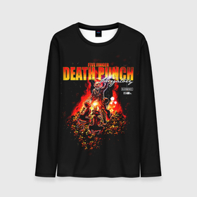 Мужской лонгслив 3D с принтом Five Finger Death Punch – Purgatory: Tales From The Pit в Белгороде, 100% полиэстер | длинные рукава, круглый вырез горловины, полуприлегающий силуэт | 5fdp | 5фдп | ffdp | five finger death punch | ivan lewis greening | ivan moody | айвен льюис грининг | метал группа | рок группа | файв фингер дед панч | ффдп