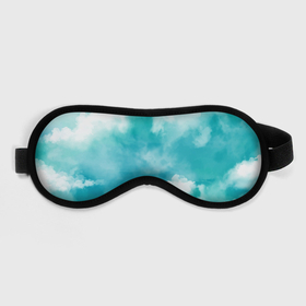 Маска для сна 3D с принтом Голубое Небо | Blue Sky (Z) в Екатеринбурге, внешний слой — 100% полиэфир, внутренний слой — 100% хлопок, между ними — поролон |  | blue | blue sky | clouds | firmament | heaven | голубая | голубое небо | небеса | облака | облако